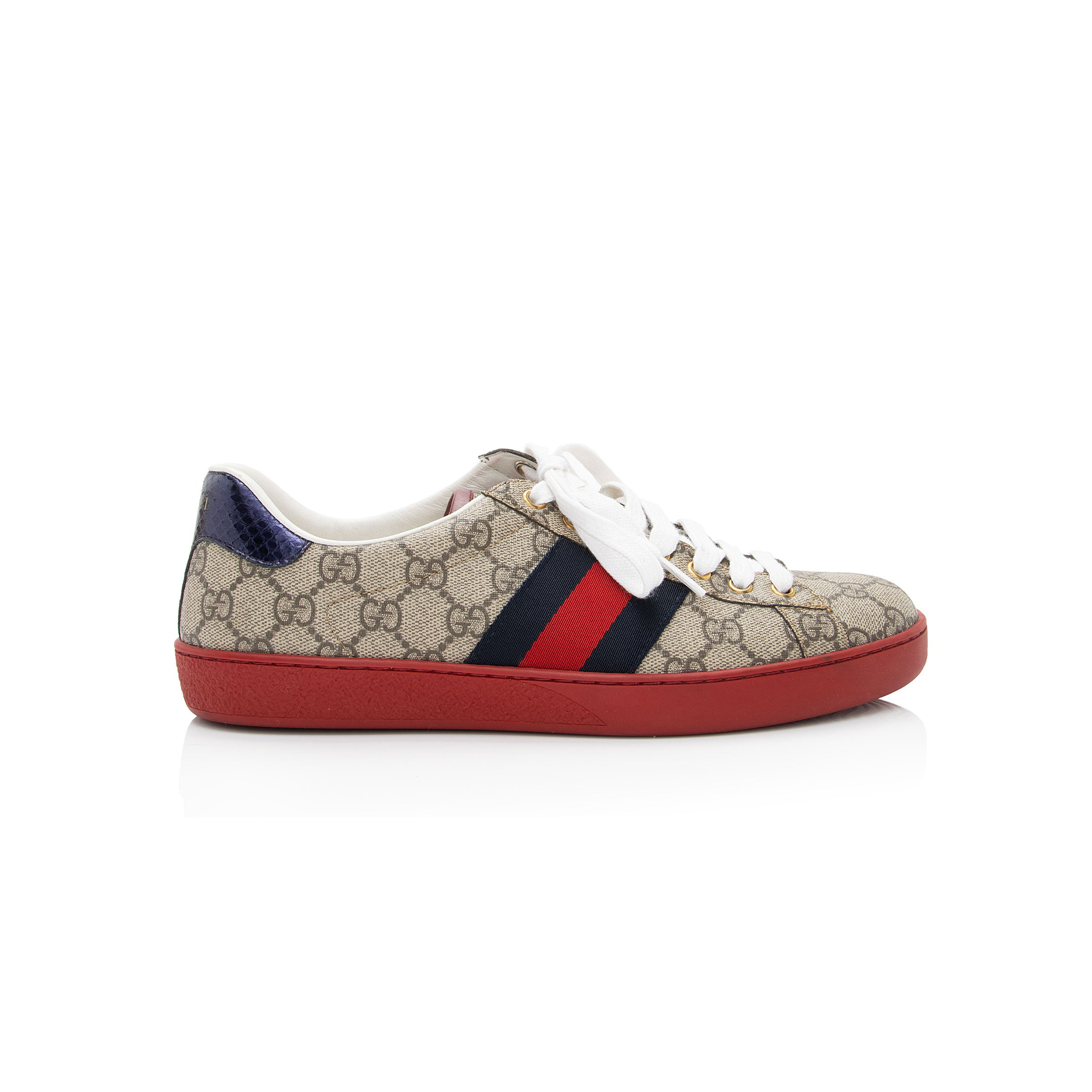 g*u*i men''s gg S*p*e web ace sneakers
